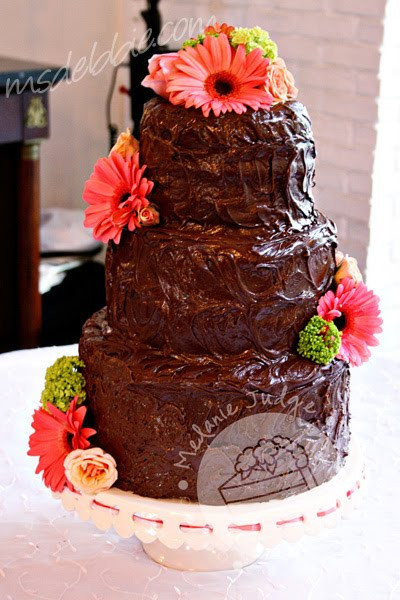 Chocolate Ganache Wedding Cakes
 Cake Walk Chocolate Ganache Wedding Cake