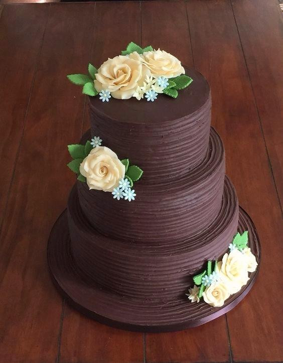 Chocolate Ganache Wedding Cakes
 Eat the cake