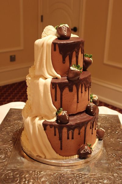 Chocolate Ganache Wedding Cakes
 45 best images about Cake Chocolate on Pinterest