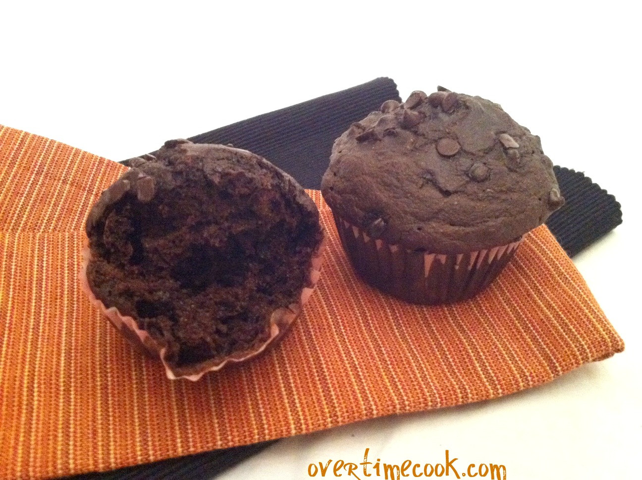 Chocolate Muffins Healthy
 Honestly Healthy Double Chocolate Chip Muffins Overtime Cook