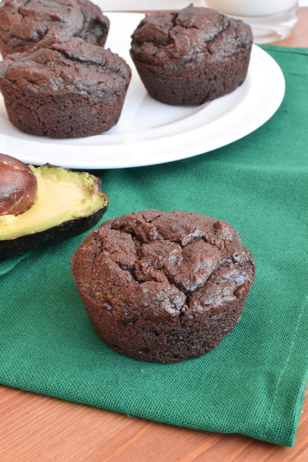 Chocolate Muffins Healthy
 Healthy Chocolate Avocado Muffins She Bakes Here