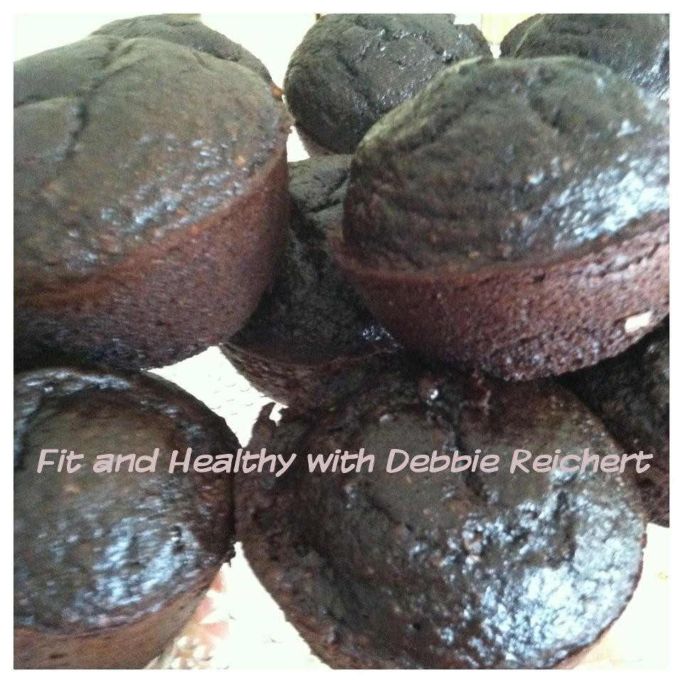 Chocolate Muffins Healthy
 Healthier Dark Chocolate Muffins Fit and Healthy with Debbie