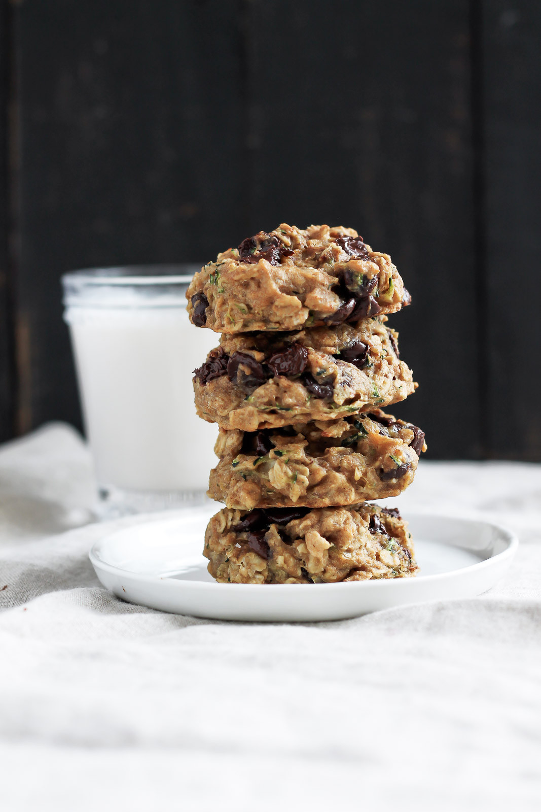 Chocolate Oatmeal Cookies Healthy
 Healthy Chocolate Chip Zucchini Oatmeal Cookies