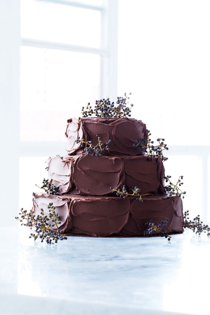 Chocolate Wedding Cakes
 Rustic Chocolate Wedding Cakes Rustic Wedding Chic