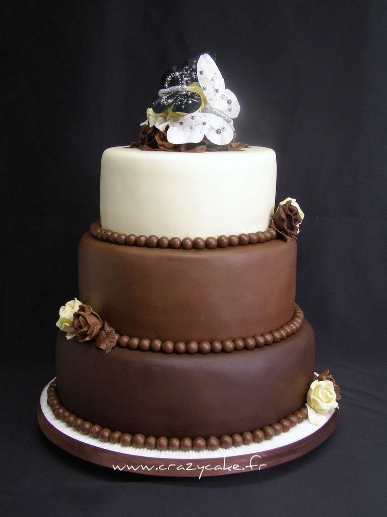 Chocolate Wedding Cakes Pictures
 dark chocolate wedding cake