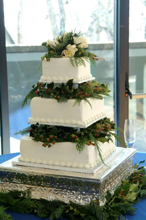 Christmas Wedding Cakes
 Classic Creations of the Week Winter Wedding Cake