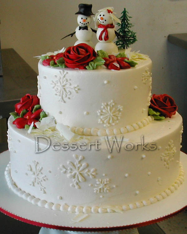 Christmas Wedding Cakes
 25 Breathtaking Christmas Wedding Ideas Wedding