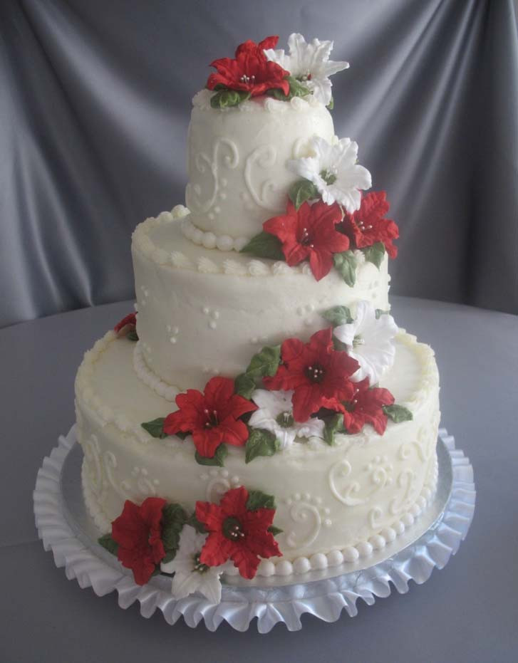 Christmas Wedding Cakes
 Most of Popular 9 Christmas Wedding Cakes