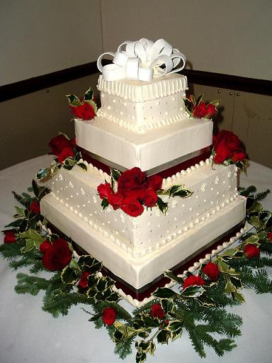 Christmas Wedding Cakes
 Festive Christmas Wedding Cakes And Christmas Cake