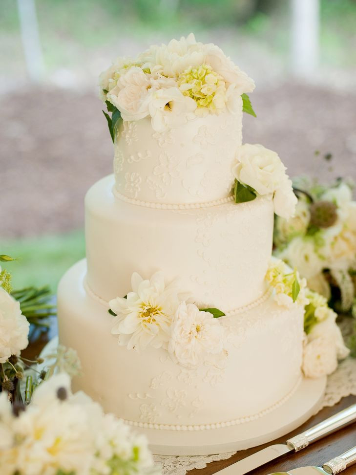 Classic White Wedding Cake Recipe
 Traditional White Wedding Cake