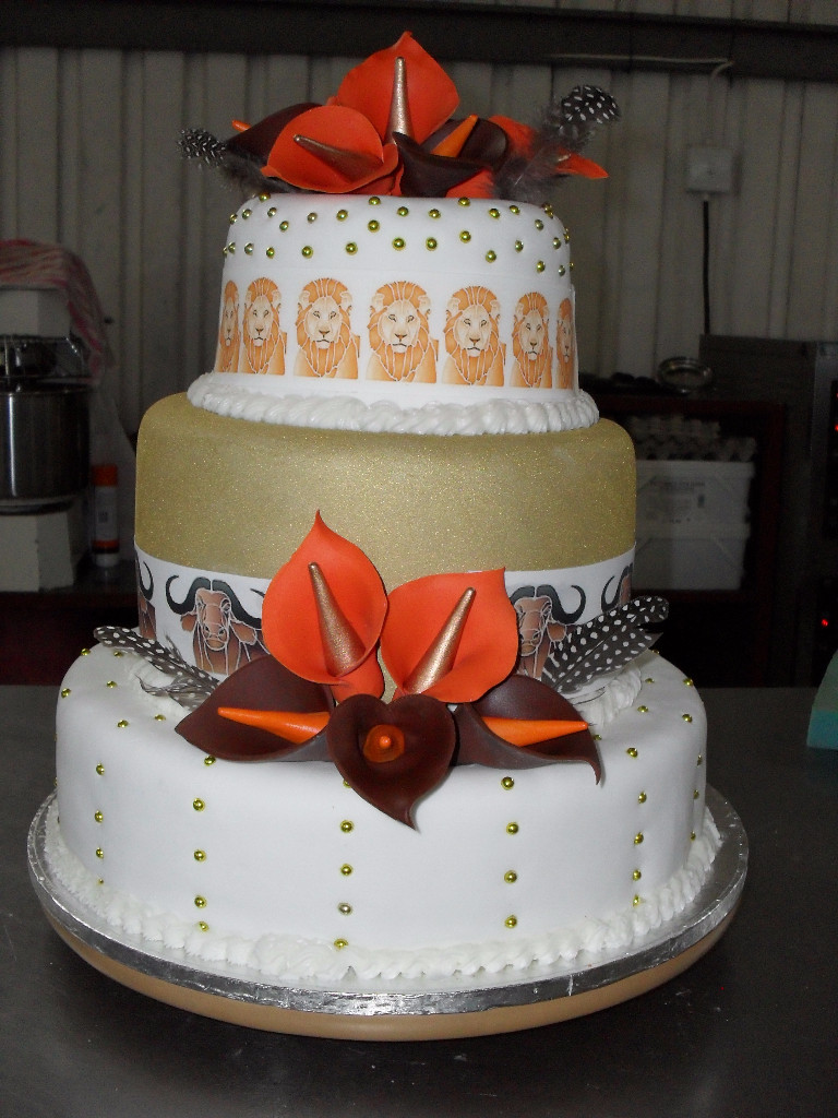 Classical Wedding Cakes
 African Traditional Wedding Cakes