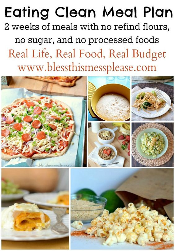 Clean And Healthy Eating
 Eating Clean Meal Plan Spring Summer Menu