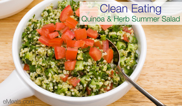 Clean Eating Summer Recipes
 Clean Eating Quinoa & Herb Summer Salad