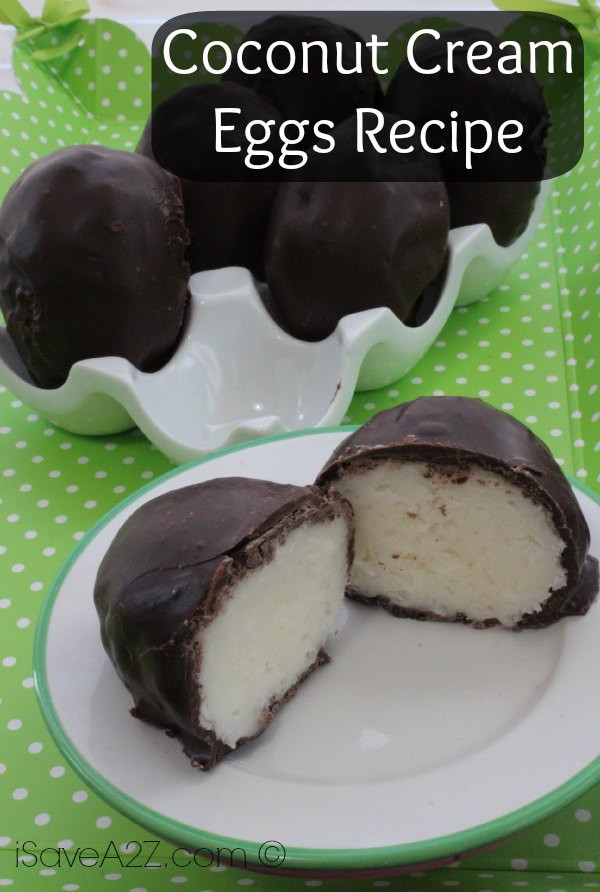 Coconut Cream Easter Egg Recipes
 Coconut Cream Eggs Recipe iSaveA2Z