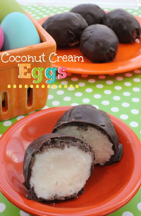 Coconut Cream Easter Eggs Recipes
 Chocolate Dipped Coconut Cream Eggs Raining Hot Coupons