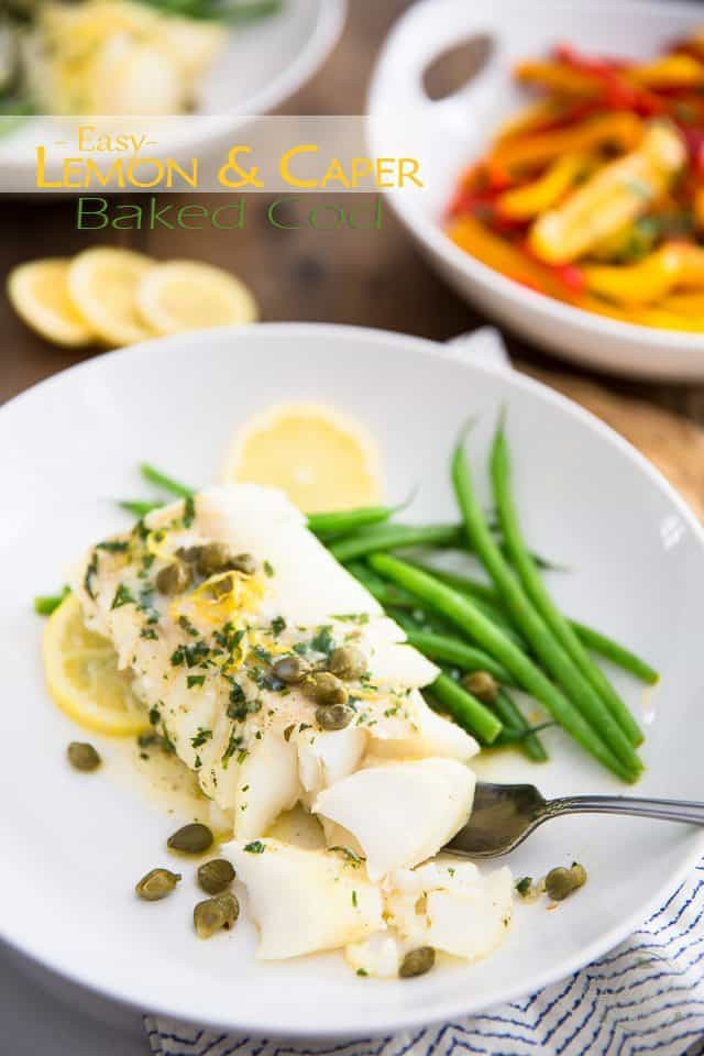 Cod Fish Recipes Healthy
 Easy Lemon Caper Baked Cod • The Healthy Foo