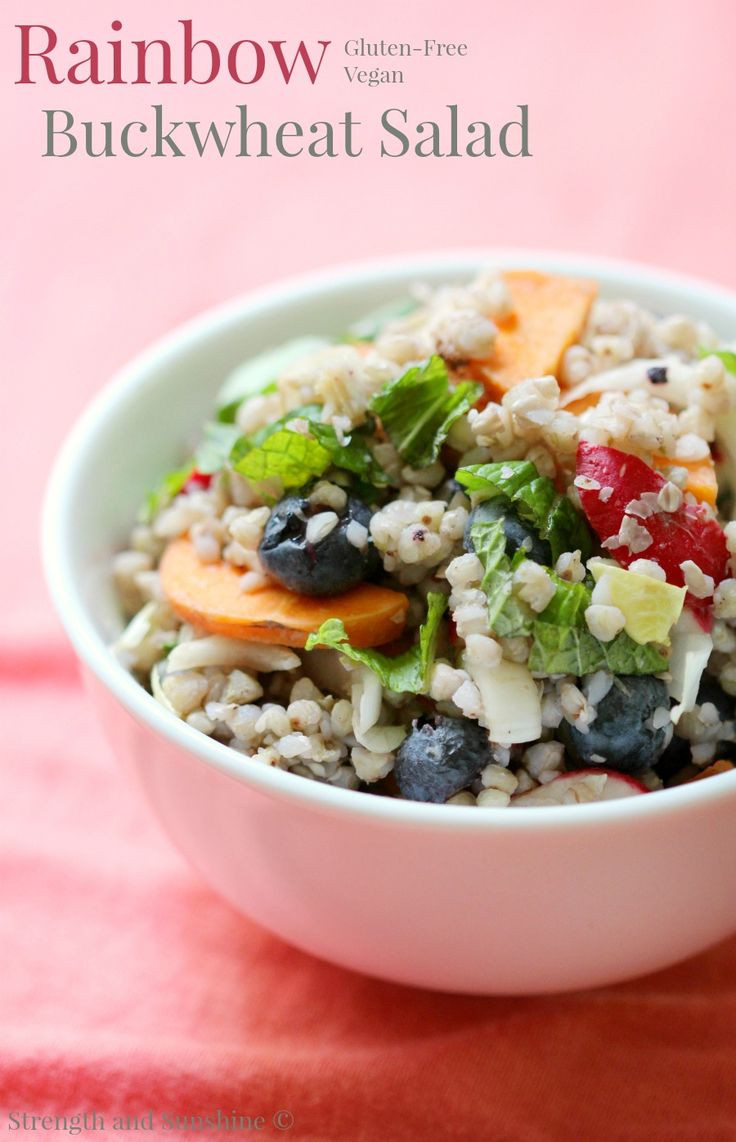 Cold Summer Side Dishes
 Rainbow Buckwheat Salad Recipe