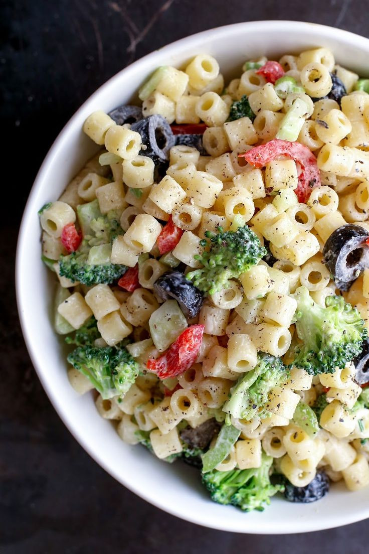 Cold Summer Side Dishes
 Creamy Cold Summer Pasta Salad recipe by Barefeet In The