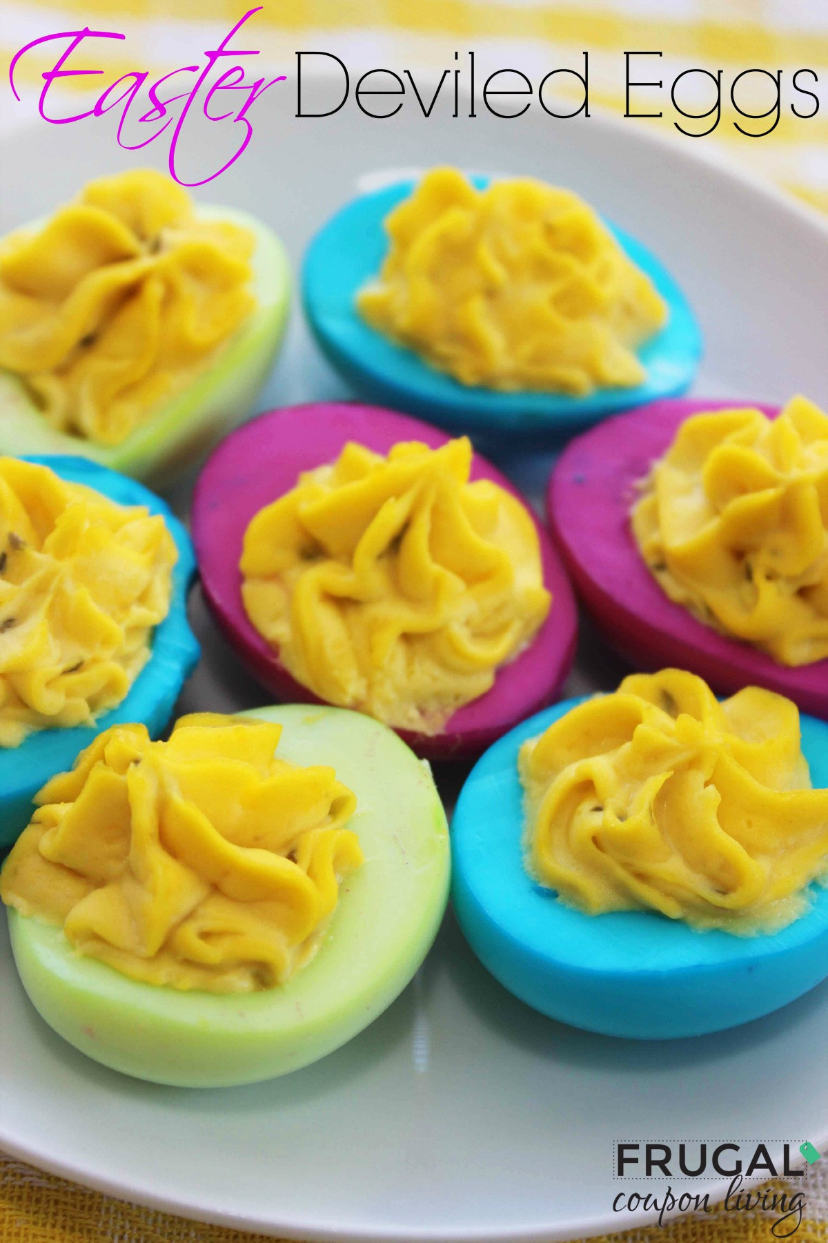 Colored Easter Deviled Eggs
 Easter Neon Deviled Eggs Easy Colored Egg Tutorial