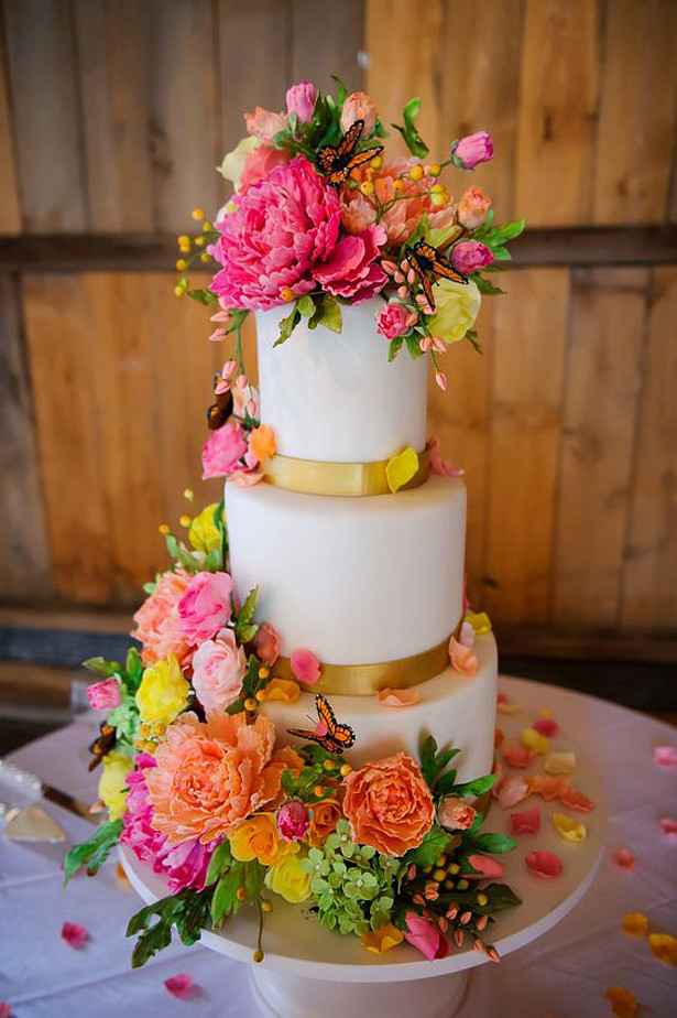 Confetti Wedding Cakes
 Spring and Summer Wedding Cake Inspiration Confetti