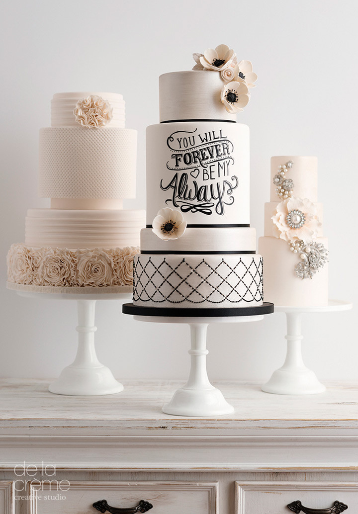 Contemporary Wedding Cakes
 Amazing Contemporary Wedding Cakes by De La Créme