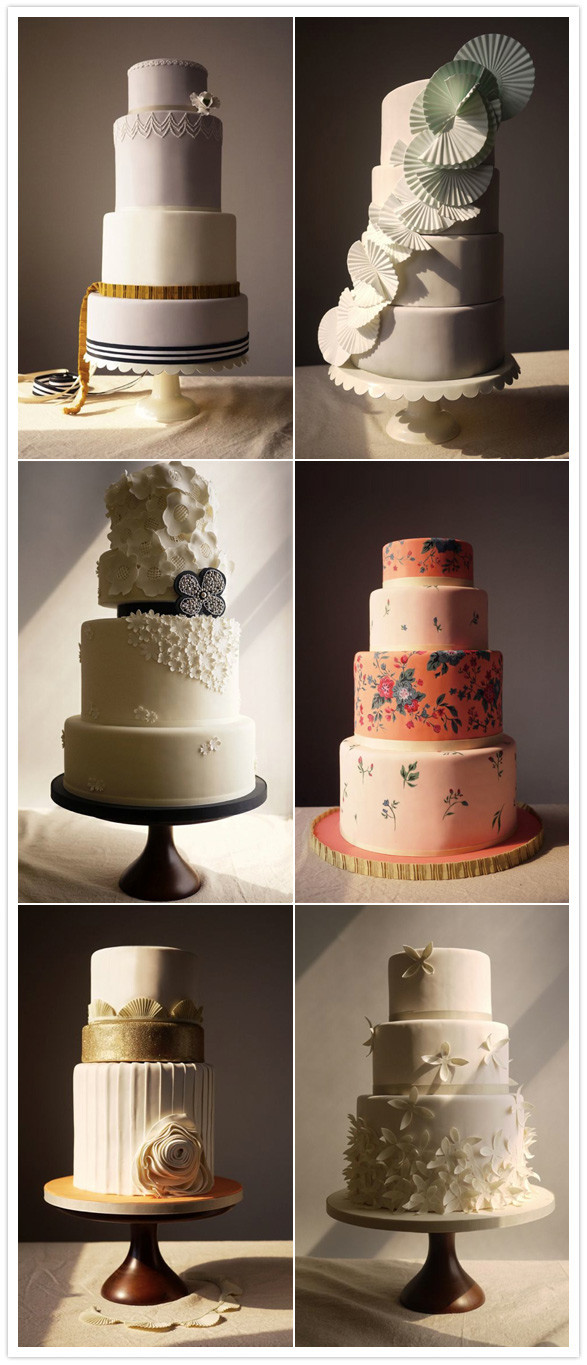 Contemporary Wedding Cakes
 Modern wedding cakes Wedding Inspiration