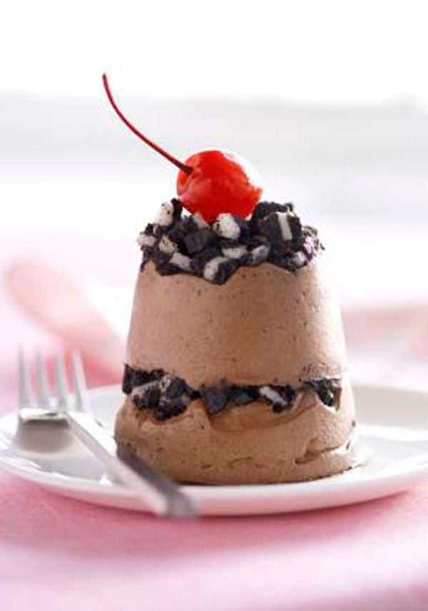 Cool Summer Desserts
 Frozen Chocolate "Souffles" This cool summer dessert