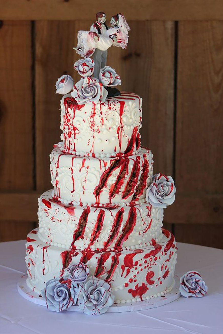 Cool Wedding Cakes
 23 Halloween Wedding Cakes