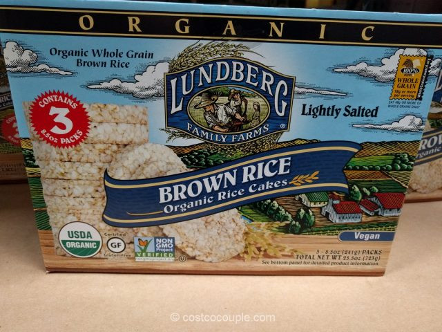 Costco Organic Brown Rice
 Lundberg Farms Organic Brown Rice Cakes