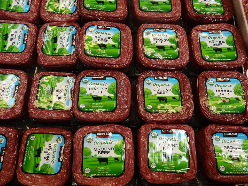 Costco Organic Ground Beef
 Kirkland Signature Organic Ground Beef