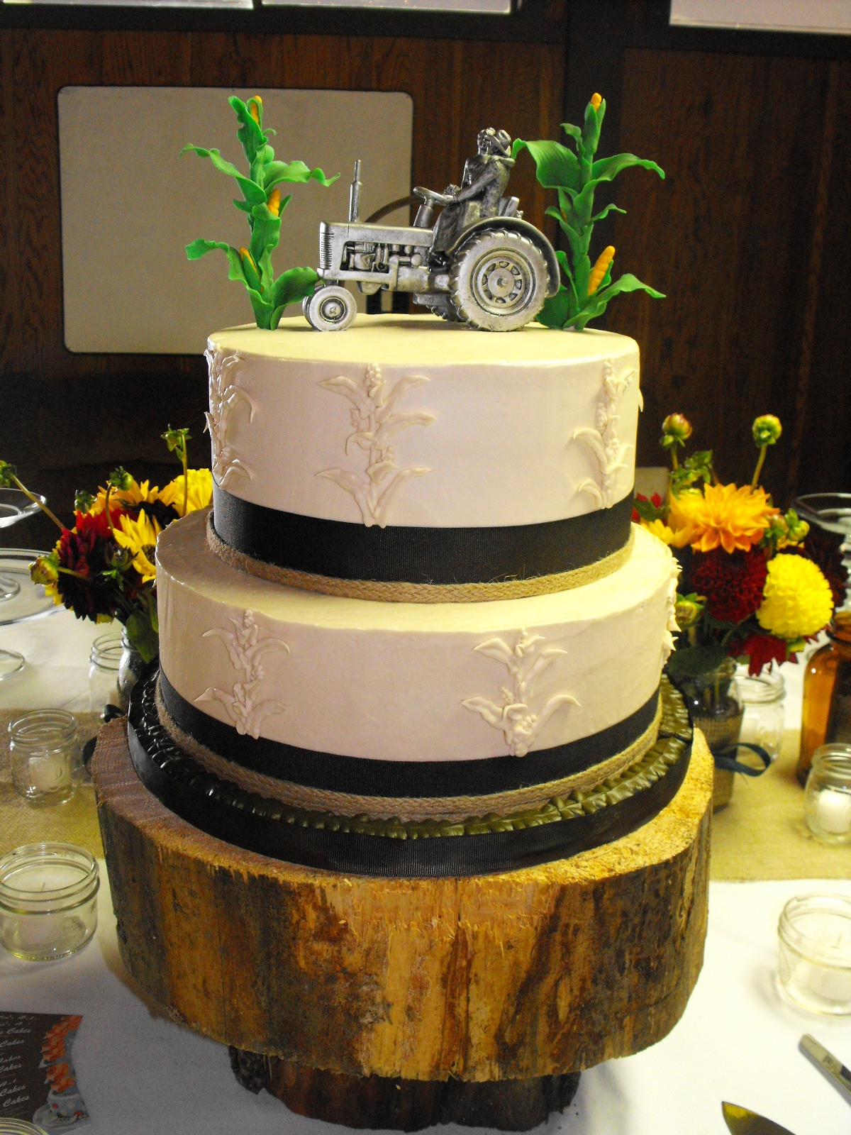 Country Style Wedding Cakes
 Fall Country Style Wedding Cake Natalia s Cakes