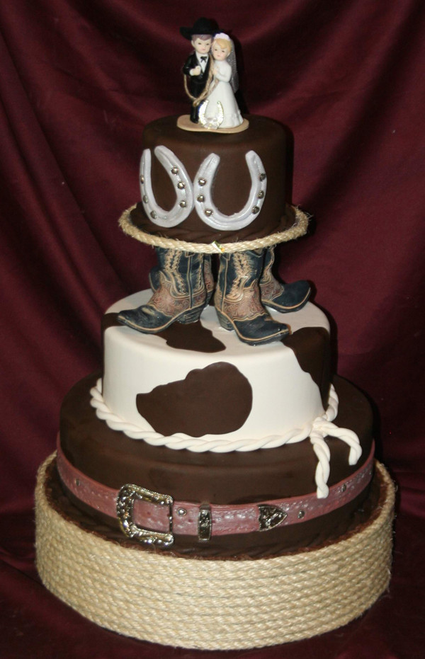 Country Western Wedding Cakes
 Ideas of the Western Themed Wedding Cakes