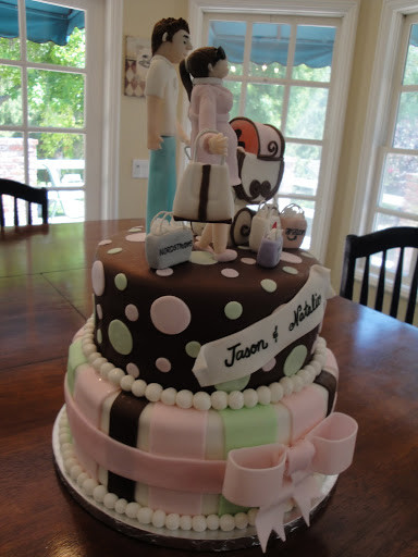 Couples Wedding Shower Cakes
 Couple Baby Shower Cake