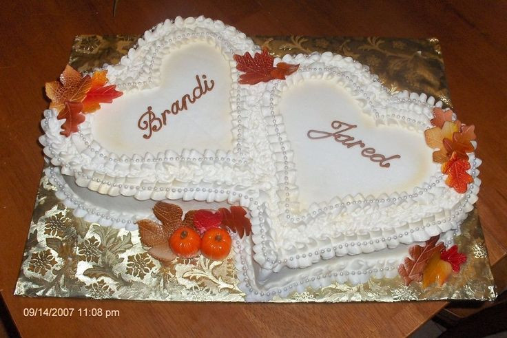 Couples Wedding Shower Cakes
 fall bridal shower cake Google Search