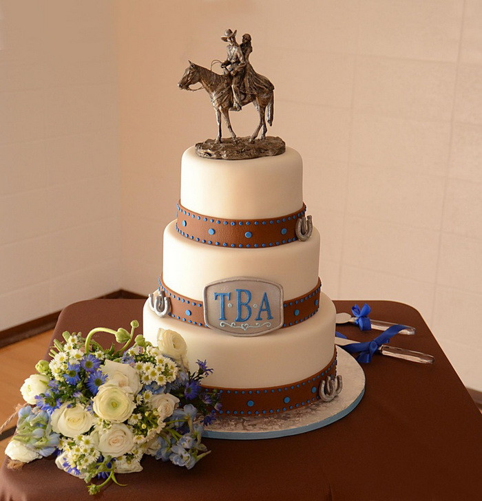 Cowboy Wedding Cakes
 Ideas for a Western Wedding Cake Unusual Wedding