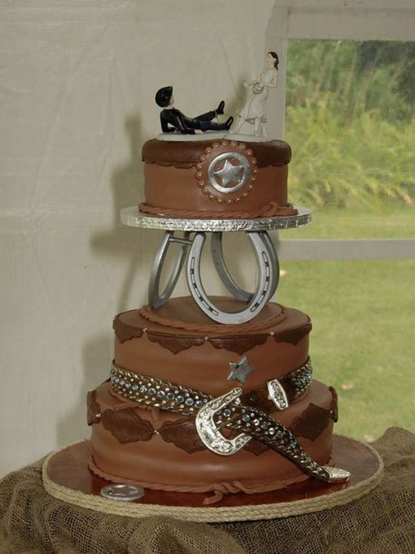 Cowboy Wedding Cakes
 22 Wedding Cake Ideas and Wedding Cake Designs with