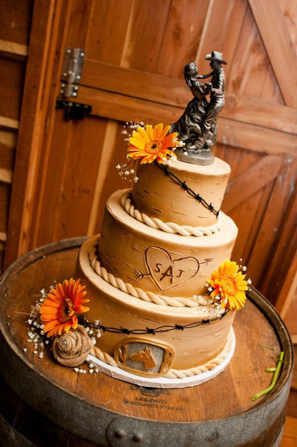 Cowboy Wedding Cakes
 Western Wedding Cakes Cowgirl Magazine