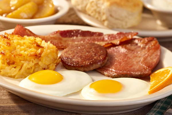 Cracker Barrel Healthy Breakfast
 Across My Kitchen Table