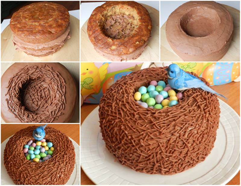 Creative Easter Desserts
 Creative Ideas DIY Easter Bird Nest Cake
