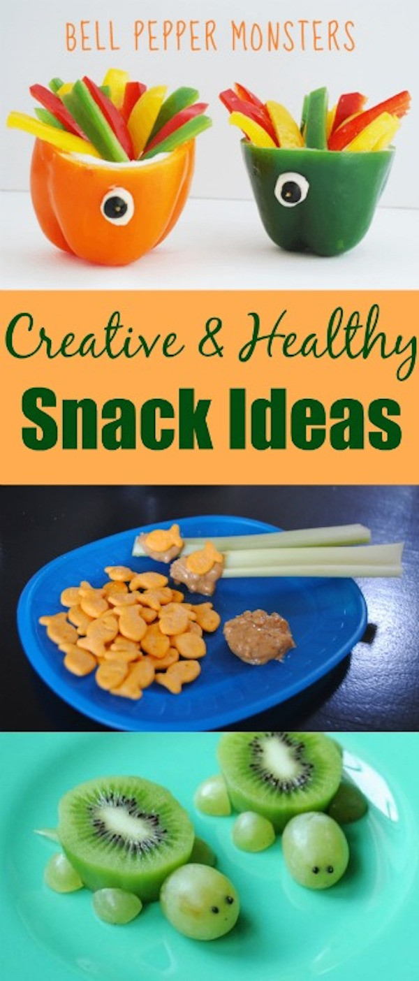 Creative Healthy Snacks
 Creative and Healthy Snack Ideas