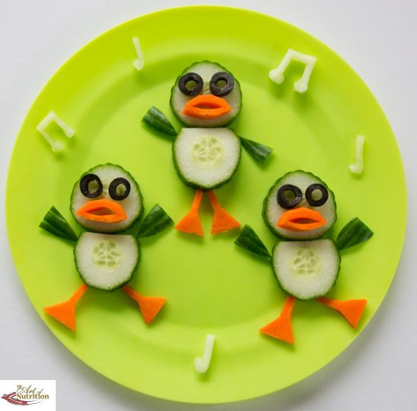 Creative Healthy Snacks For Kids
 Fun Dancing Ducks Fun Food Crafts Pinterest