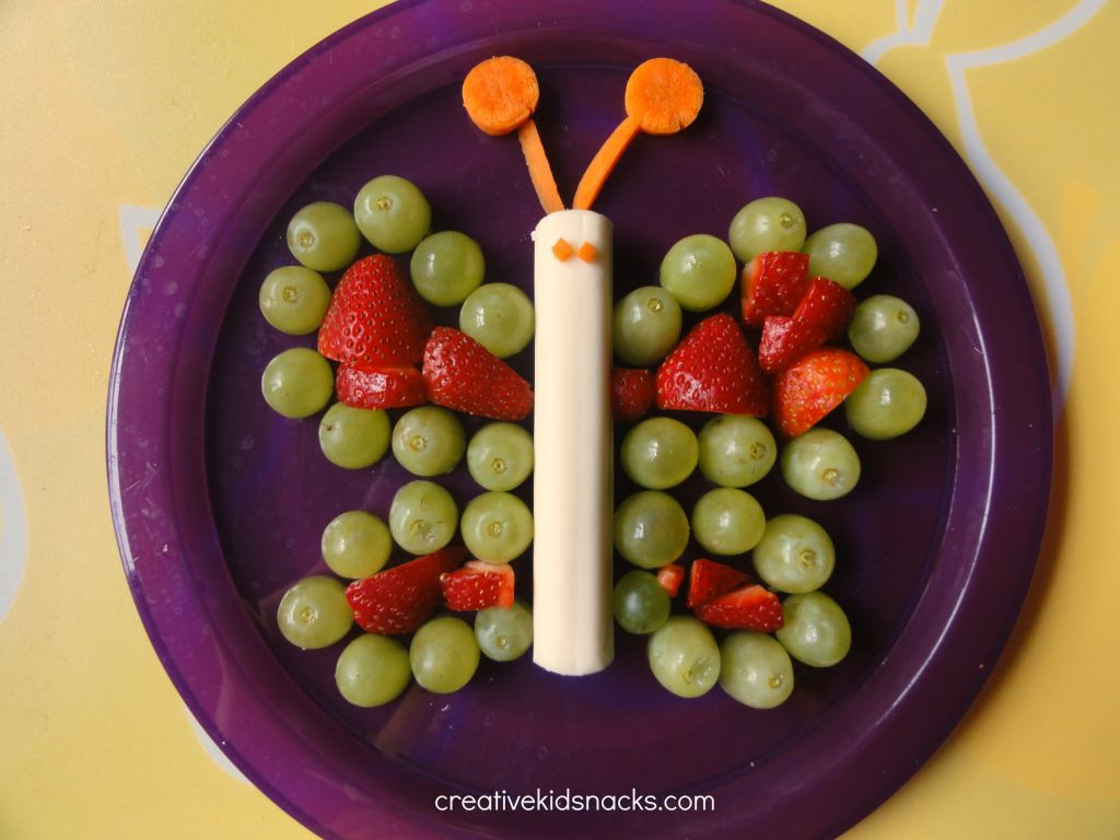 Creative Healthy Snacks For Kids
 Butterfly