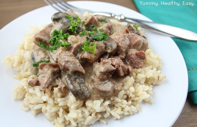 Crock Pot Beef Stroganoff Healthy
 Slow Cooker Beef Stroganoff Yummy Healthy Easy