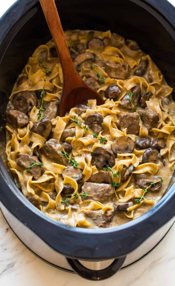 Crock Pot Beef Stroganoff Healthy
 Slow Cooker Beef Stroganoff from Scratch