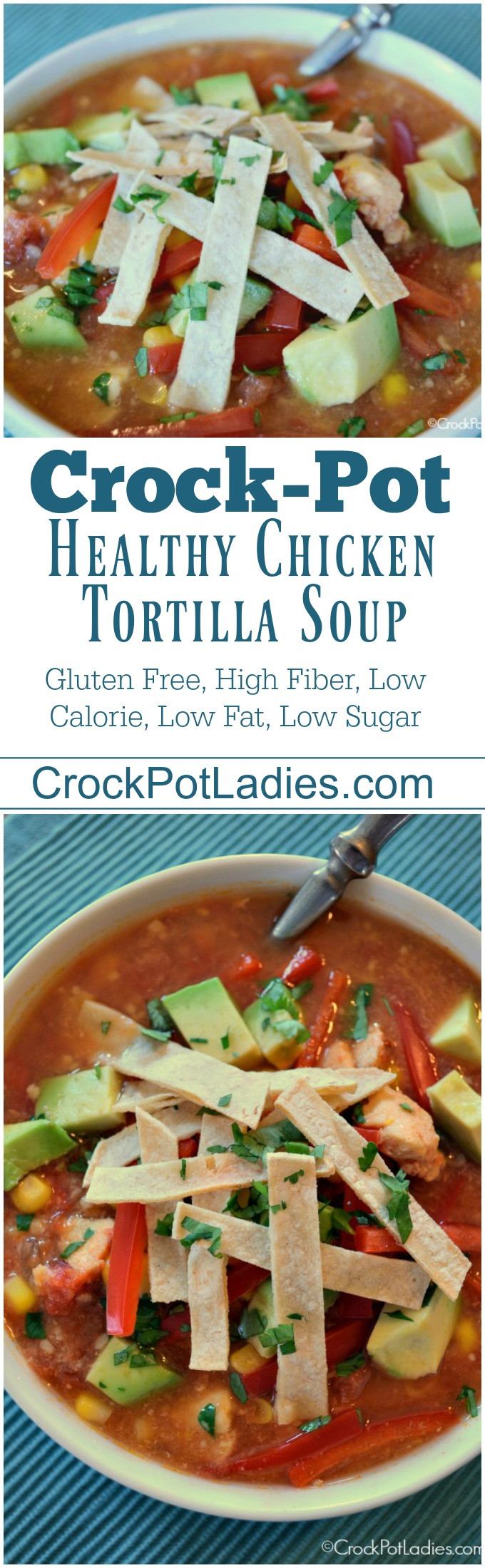 Crock Pot Chicken Soup Recipes Healthy
 Crock Pot Healthy Chicken Tortilla Soup Crock Pot La s