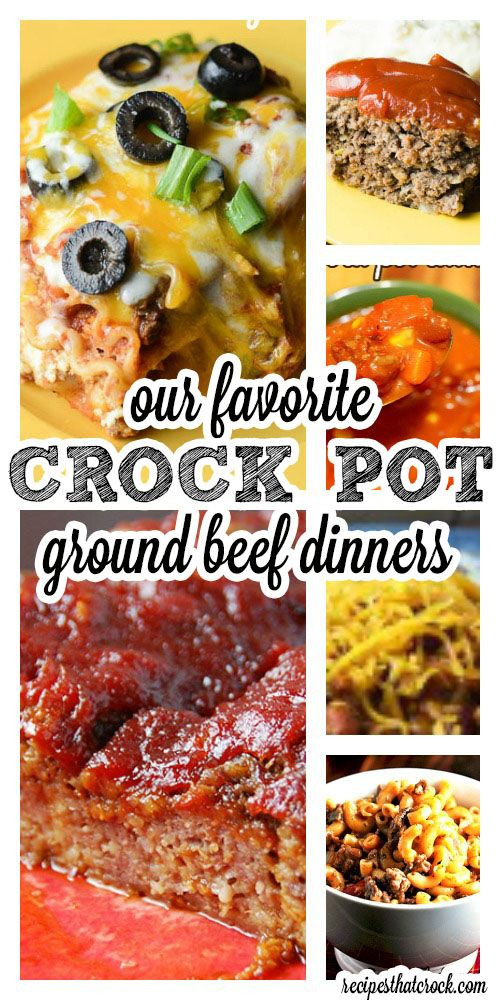 Crock Pot Ground Beef Recipes Healthy
 Best 25 Ground beef crockpot recipes ideas on Pinterest