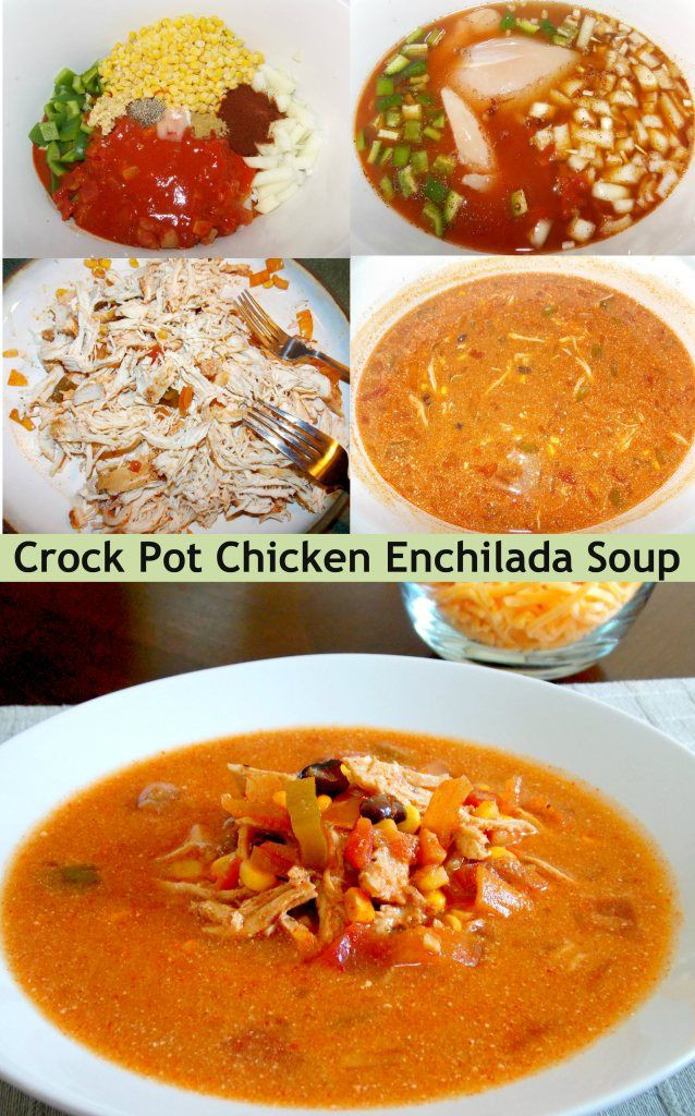 Crockpot Chicken Enchiladas Healthy
 1000 images about Healthy Eating on Pinterest