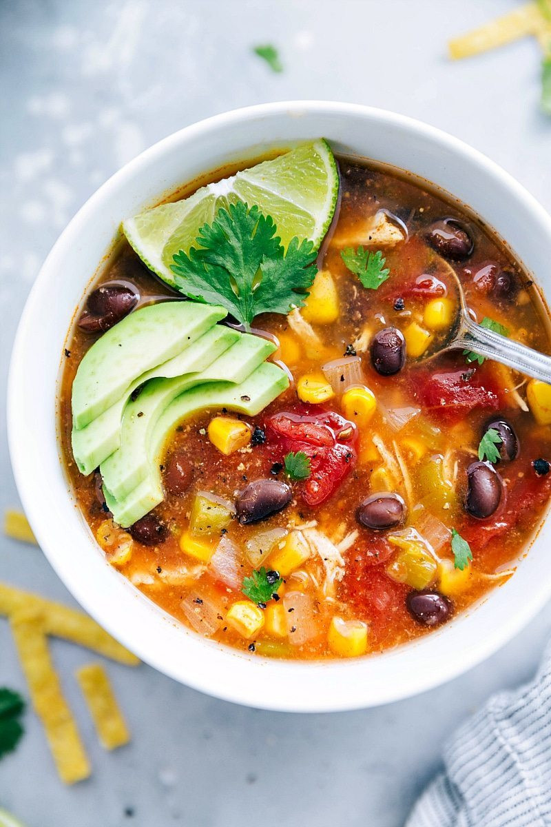 Crockpot Chicken Soup Recipes Healthy
 Instant Pot or Crockpot Mexican Tortilla Soup