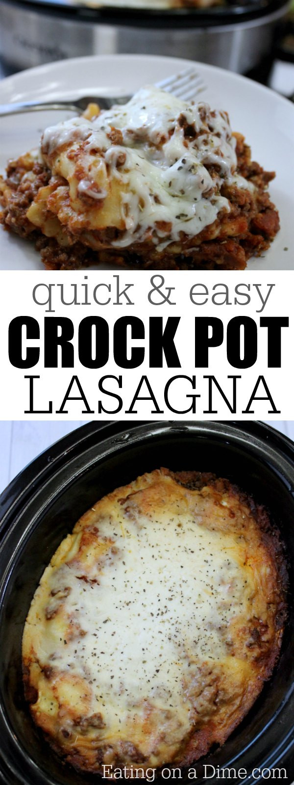 Crockpot Lasagna Healthy
 Crock pot Lasagna Recipe Easy crockpot lasagna recipe