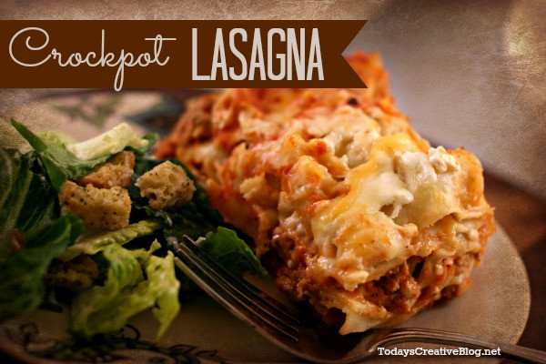 Crockpot Lasagna Healthy
 Simple Burgundy Spritzer